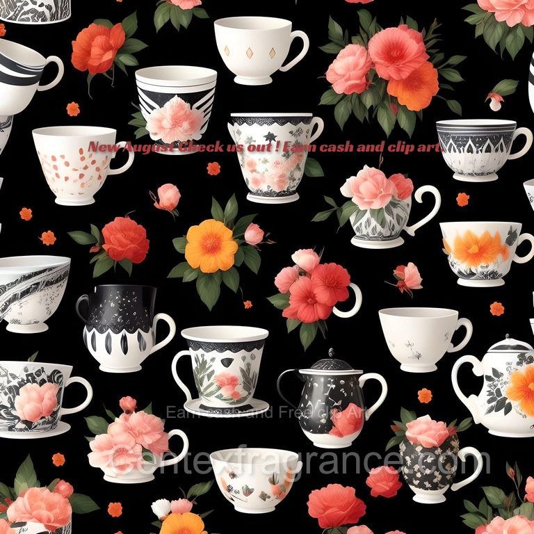 Aug sample pack item cf117. Digital art Hispanic Couple Gala event coffee art
