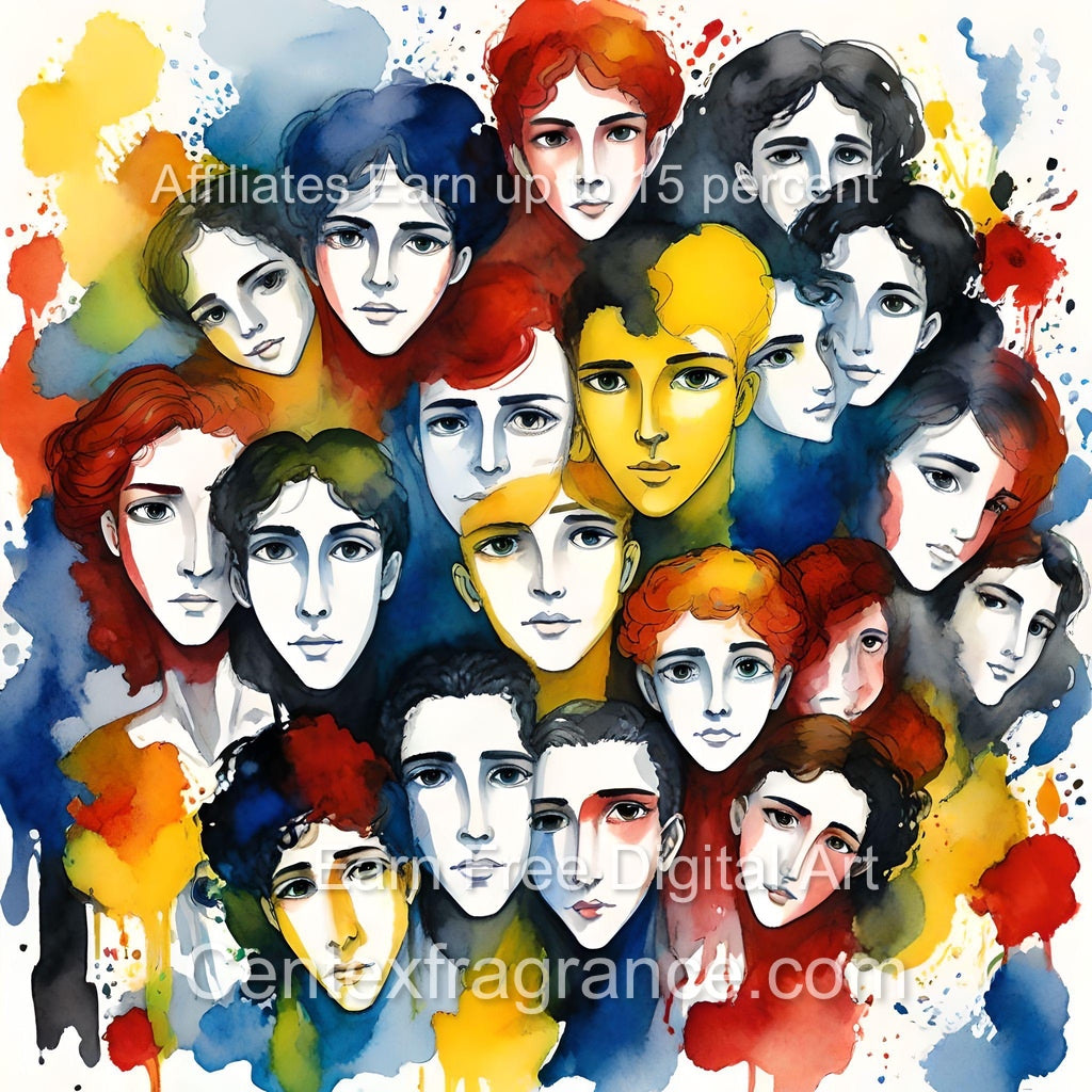 Sept Samplecf303 Children’s themed art Group Multiethnic image pack