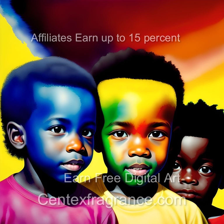 Sept Samplecf303 Children’s themed art Group Multiethnic image pack