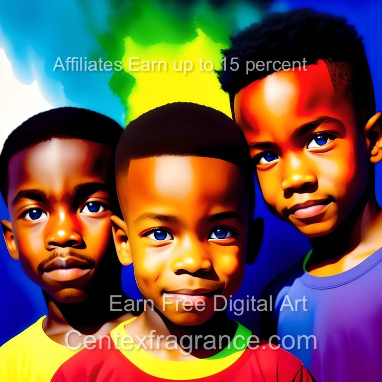 Sept Samplecf303 Children’s themed art Group Multiethnic image pack