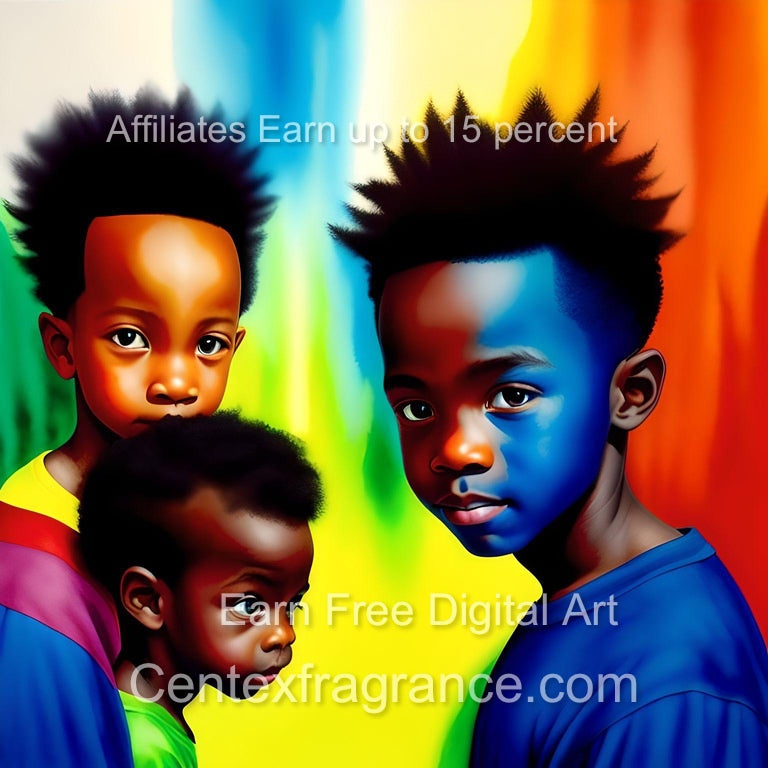 Sept Samplecf303 Children’s themed art Group Multiethnic image pack