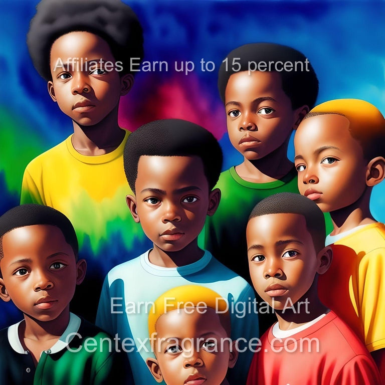 Sept Samplecf303 Children’s themed art Group Multiethnic image pack