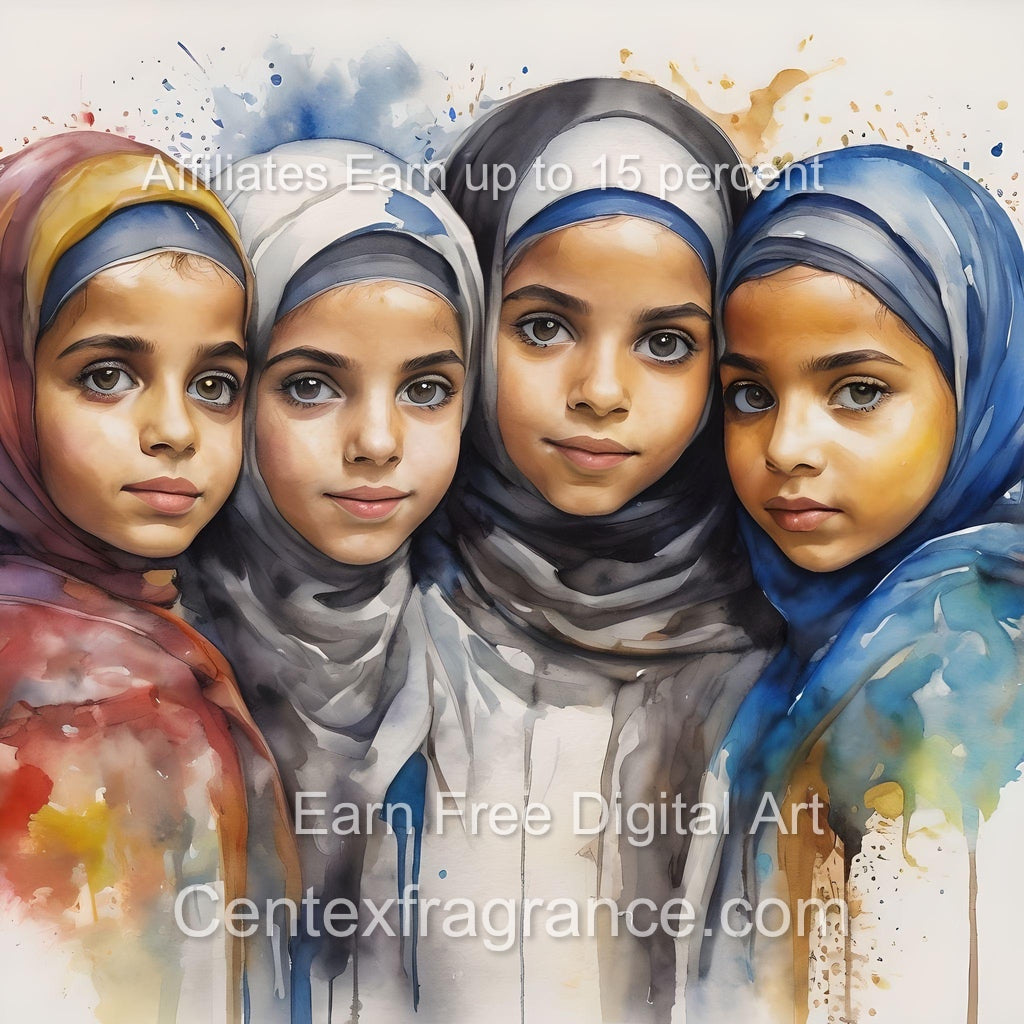 Sept Samplecf303 Children’s themed art Group Multiethnic image pack