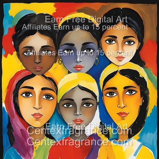 Sept Samplecf303 Children’s themed art Group Multiethnic image pack