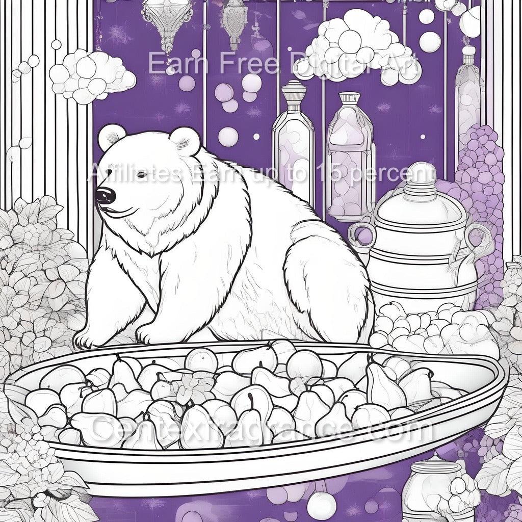 Sept Sample pack offer Children’s theme CF302 Bears Bubbles fragrance Cherry Pears