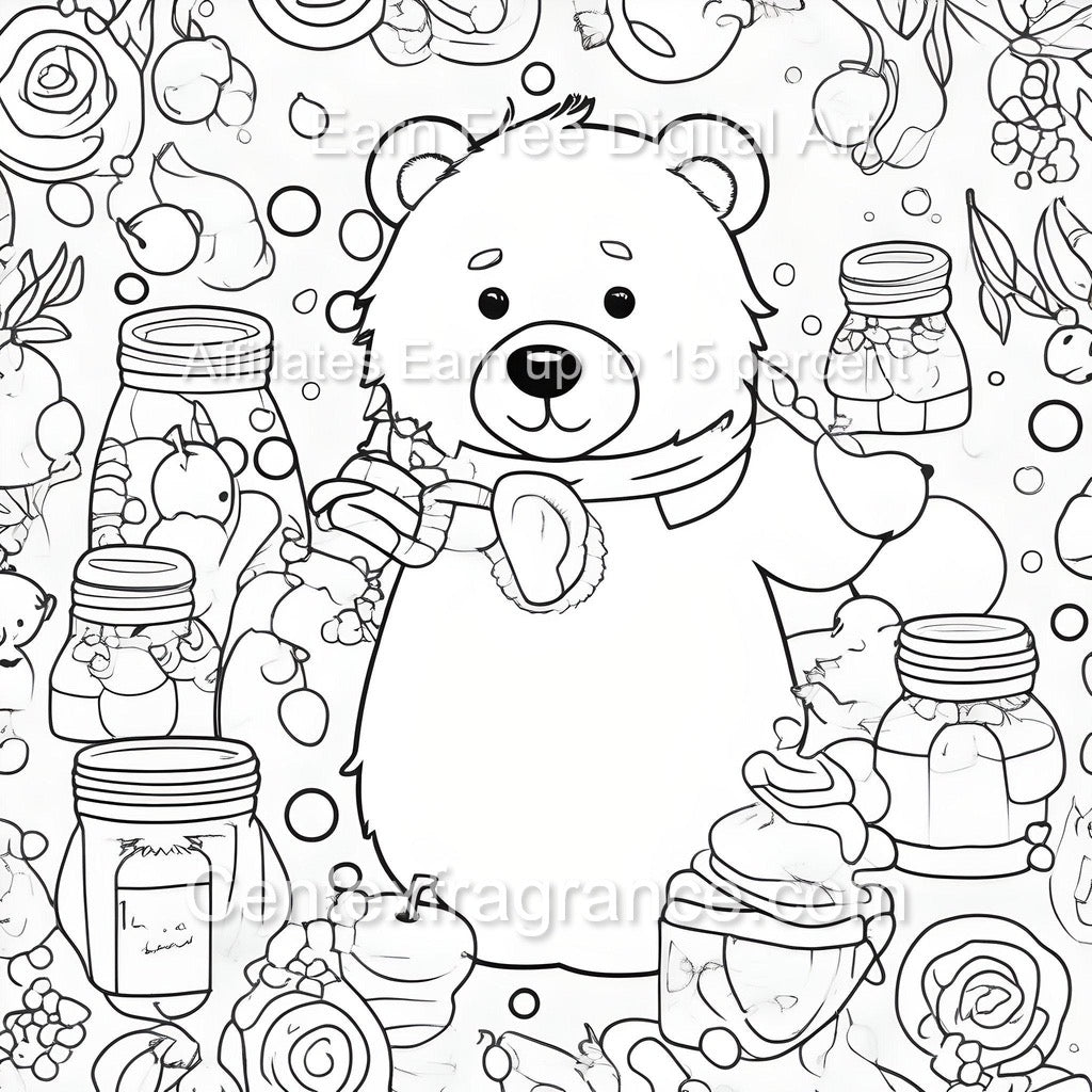 Sept Sample pack offer Children’s theme CF302 Bears Bubbles fragrance Cherry Pears