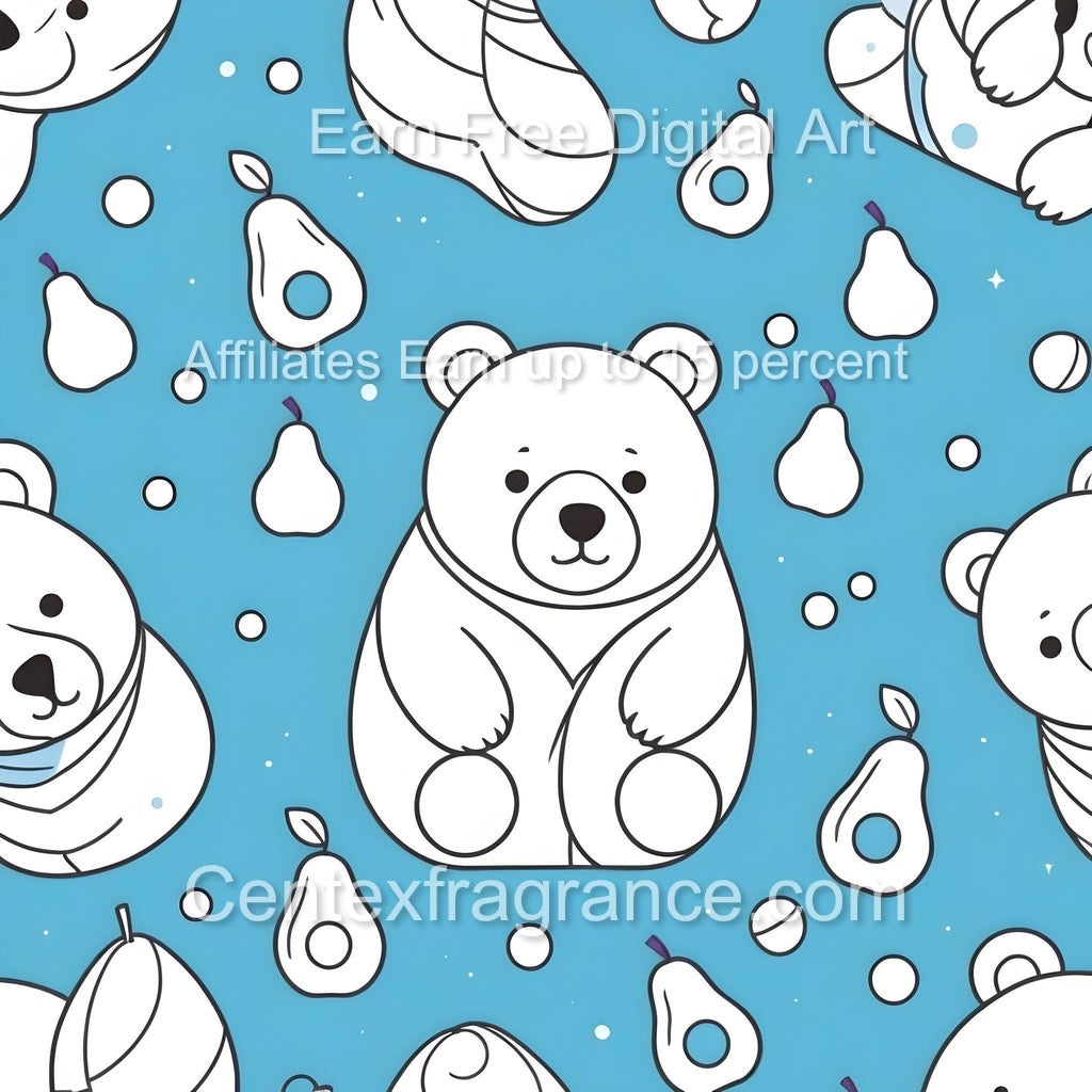 Sept Sample pack offer Children’s theme CF302 Bears Bubbles fragrance Cherry Pears