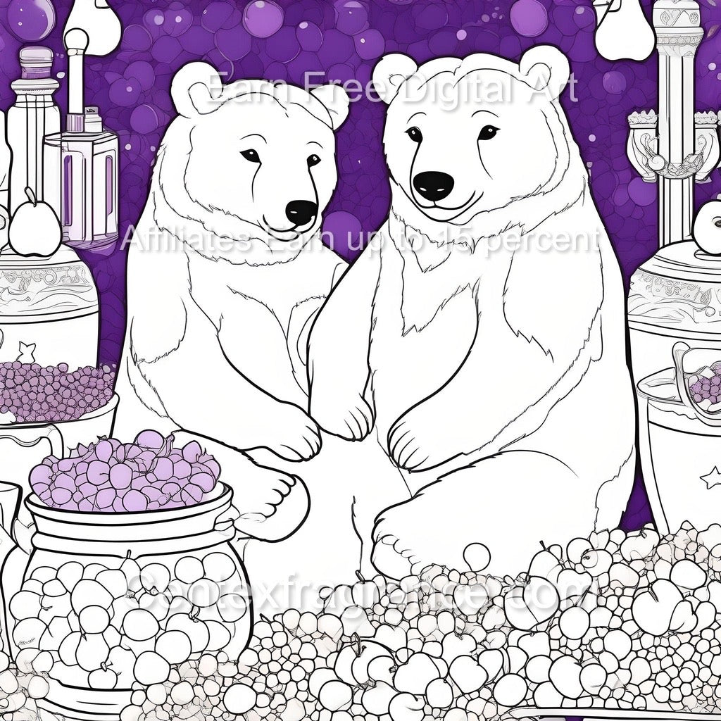 Sept Sample pack offer Children’s theme CF302 Bears Bubbles fragrance Cherry Pears
