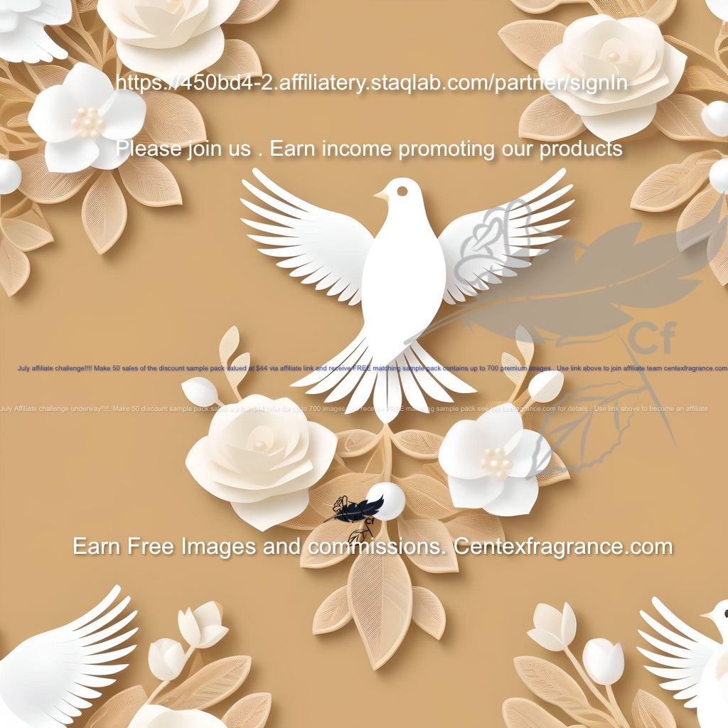pack july cf42 Romantic Doves and Pearls Fragrance Clip Art