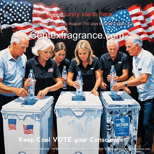 Vote AugSampler item cf1005 Keep cool Vote your conscience Digital download