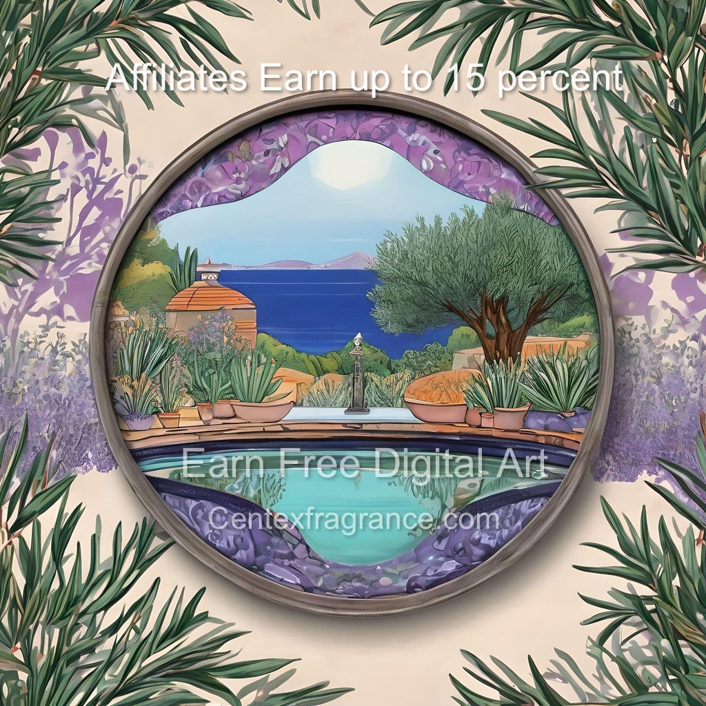 Augsample Pack itemCF240 Digital Art 10 images Apothecary Bath Body Essential oil Seascape