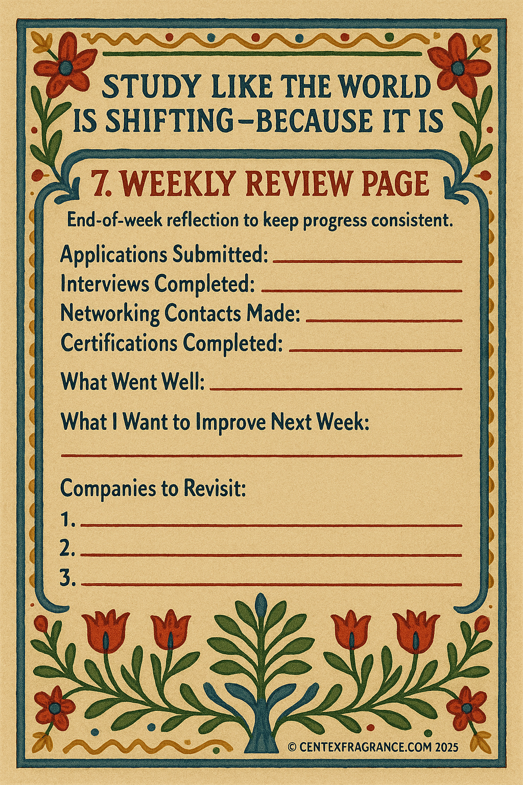 CSWJ Digital Work Journal 16 pages Timeless Art Style