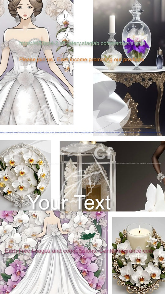 Ample pack Cf52 Orchid bridal Fragrance plus Mixed stock image lot