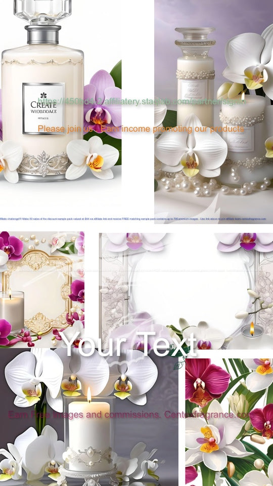 Ample pack cf54 Wedding Slipper images Orchid Fragrance
