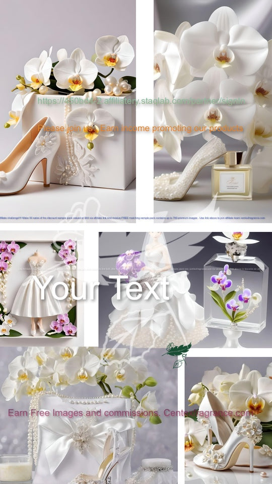 Ample pack cf54 Wedding Slipper images Orchid Fragrance