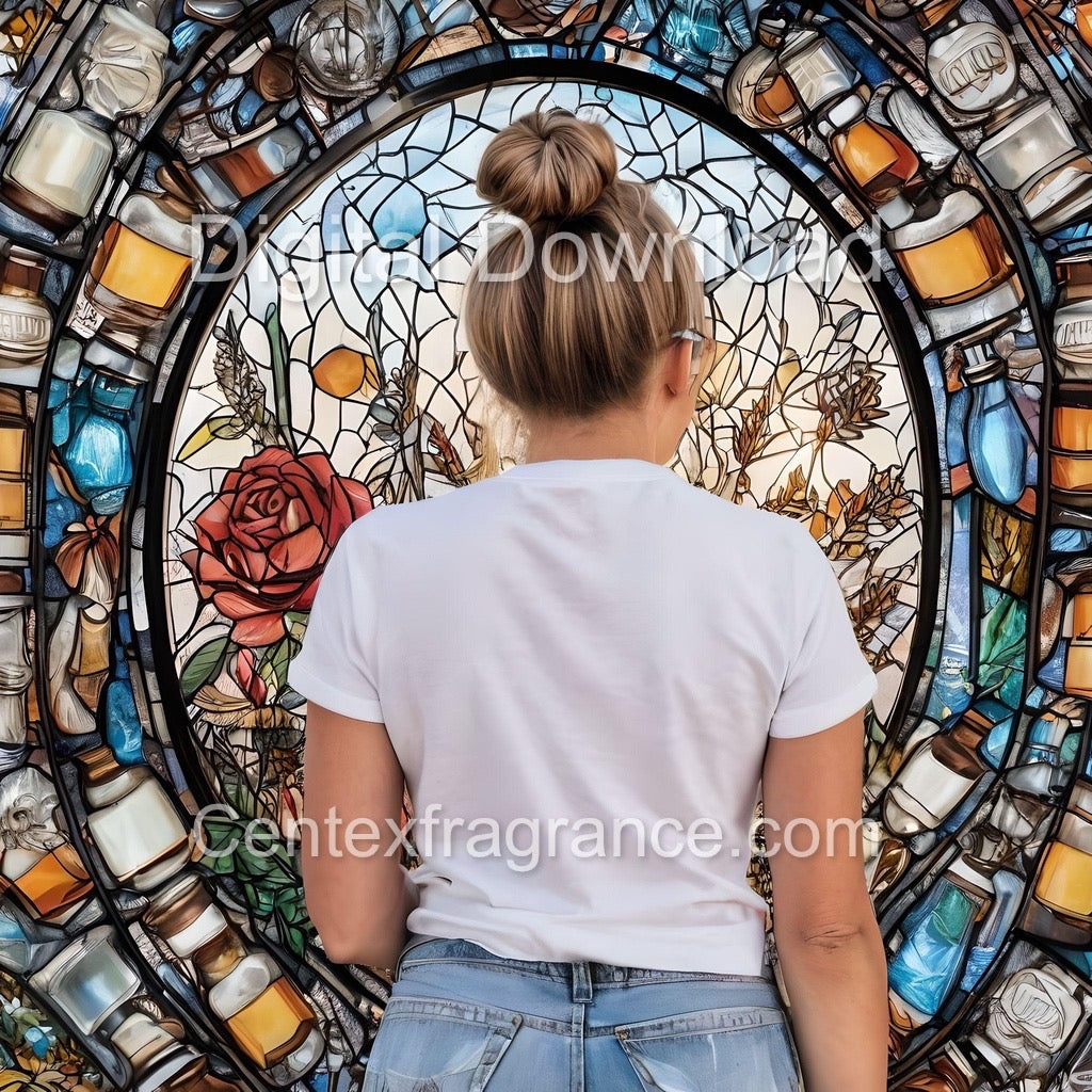 AugSample Pack Itemcf239 33 images tshirt denim fragrance themed prints Digital Download