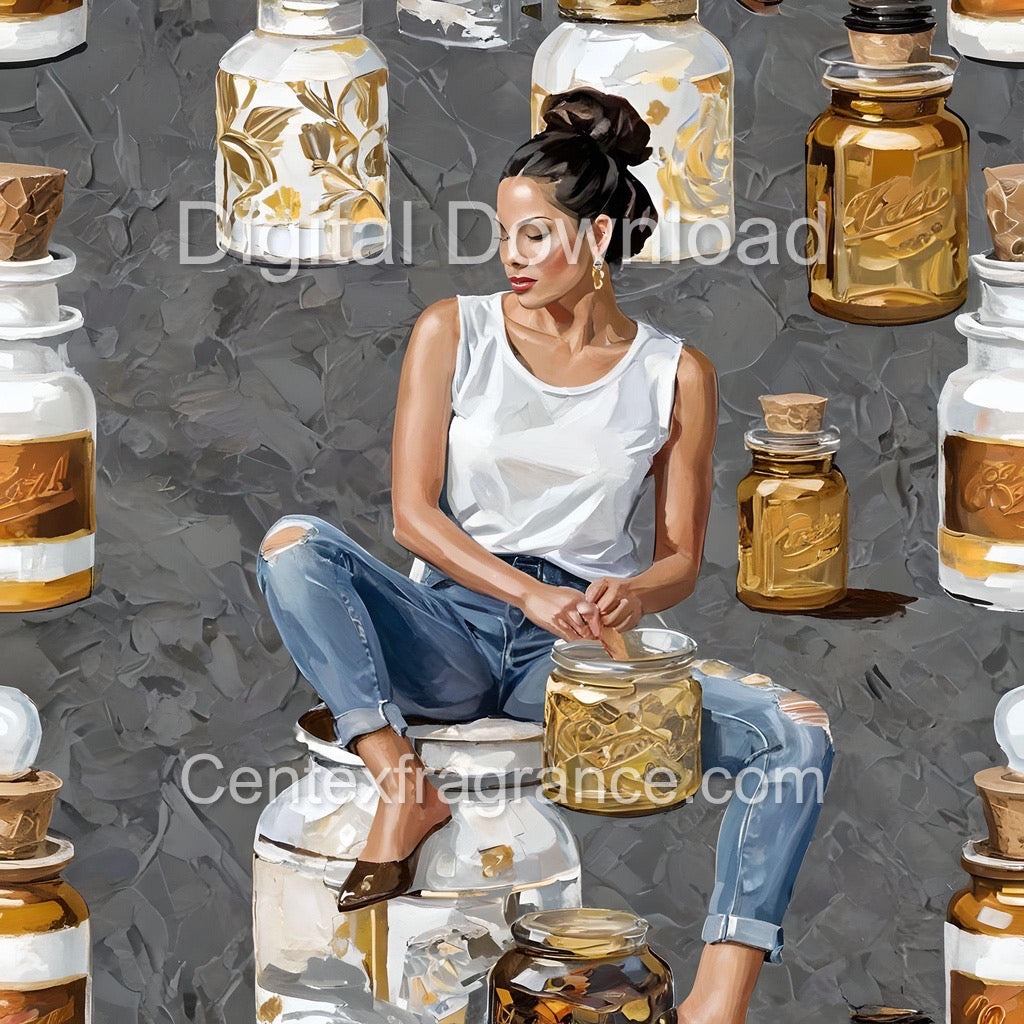 AugSample Pack Itemcf239 33 images tshirt denim fragrance themed prints Digital Download