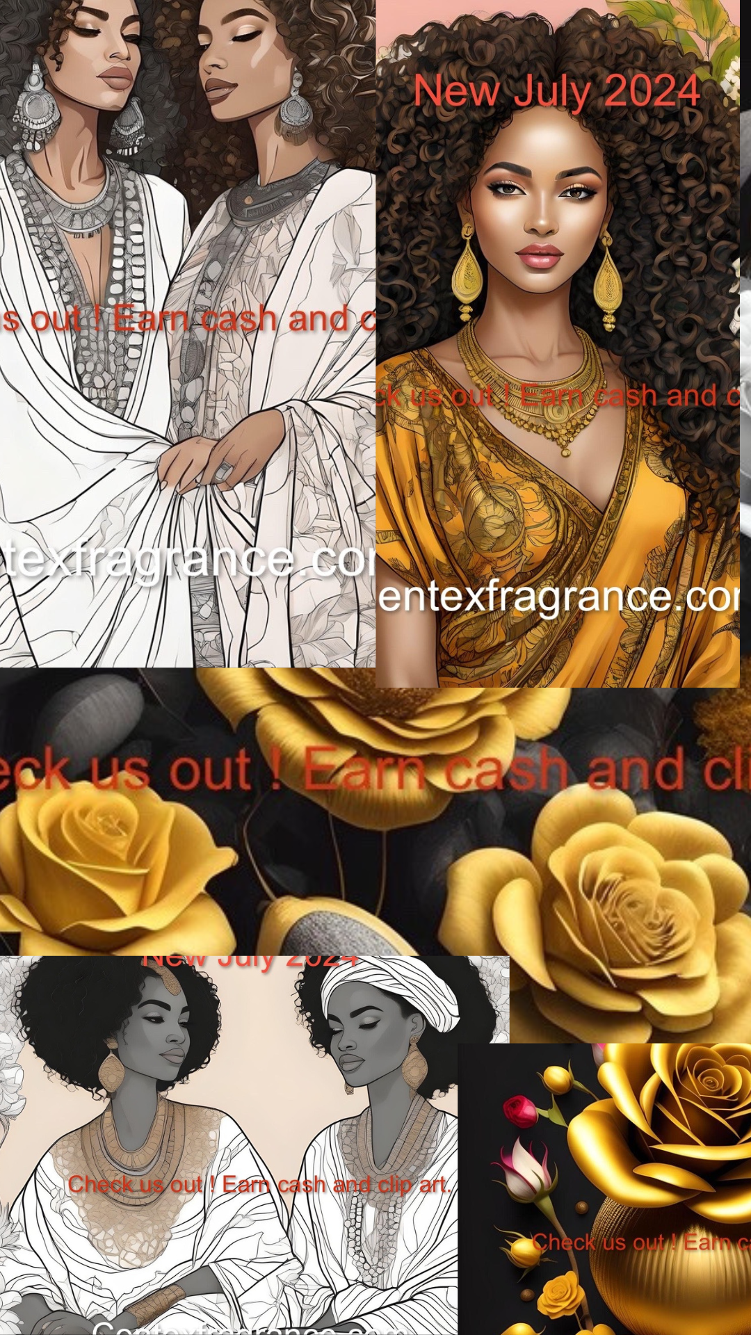 Ample pack cf55 Stock image digita download Beautiful Chocolate Rose art featuring African American Models