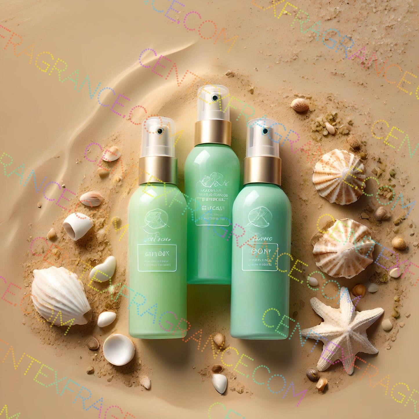 CFCS 01046112 Fragrance Packaging Sand and Seashells