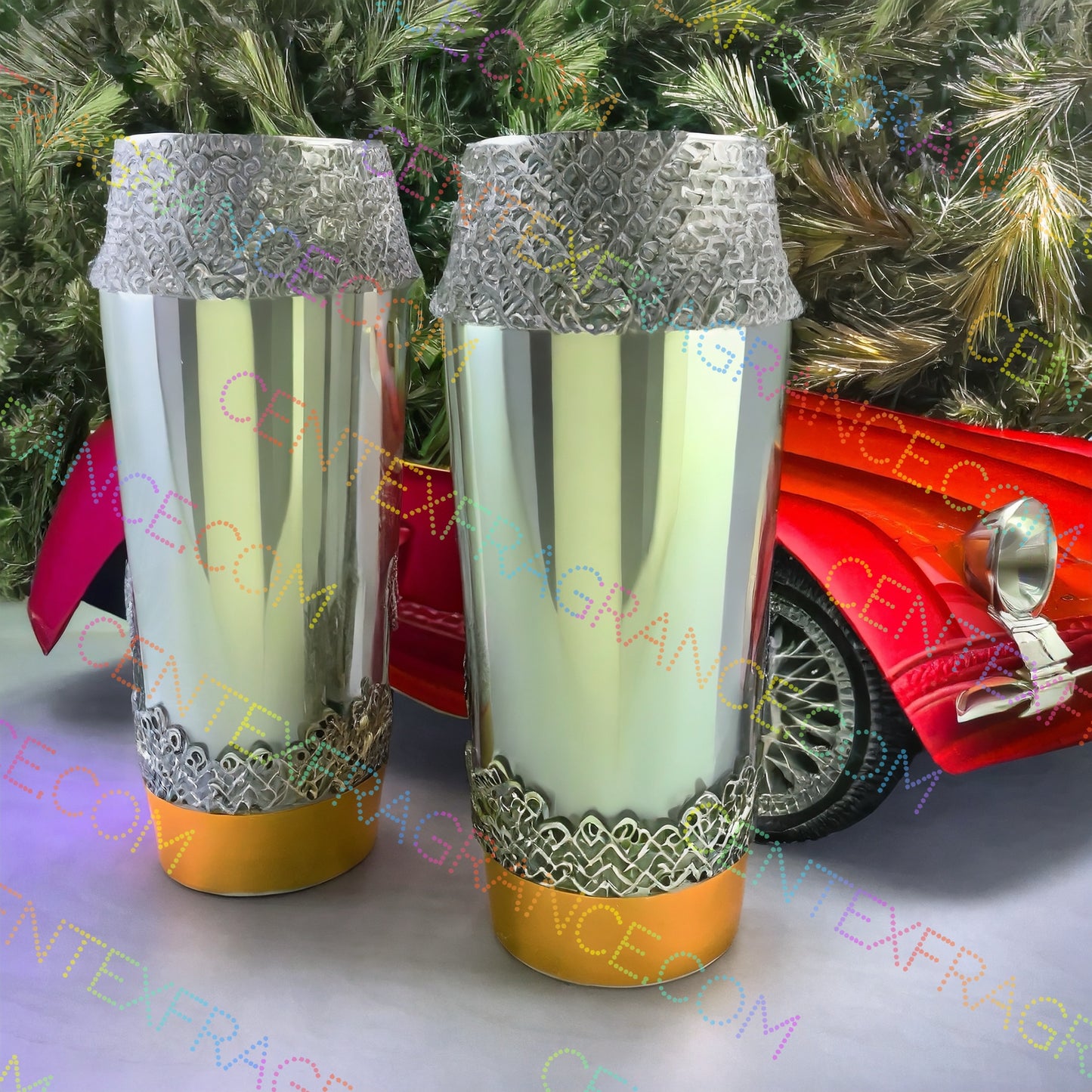 CFCS 01047112. Classic Cars and Tumblers Red Hot Clip Art