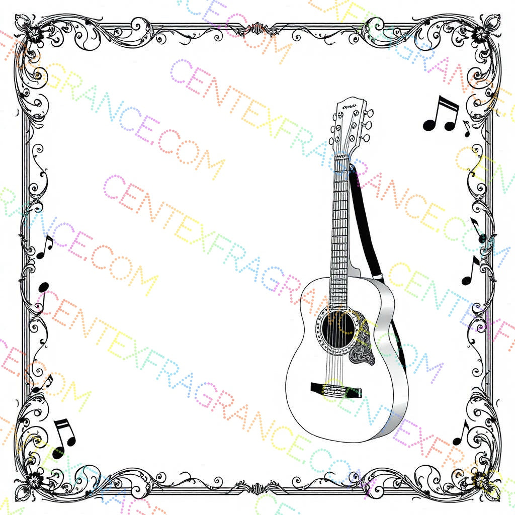 CFCS 0109112 Coloring Sheets, Stationary Music guitar Stationary. images