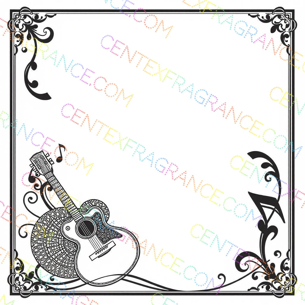 CFCS 0109112 Coloring Sheets, Stationary Music guitar Stationary. images