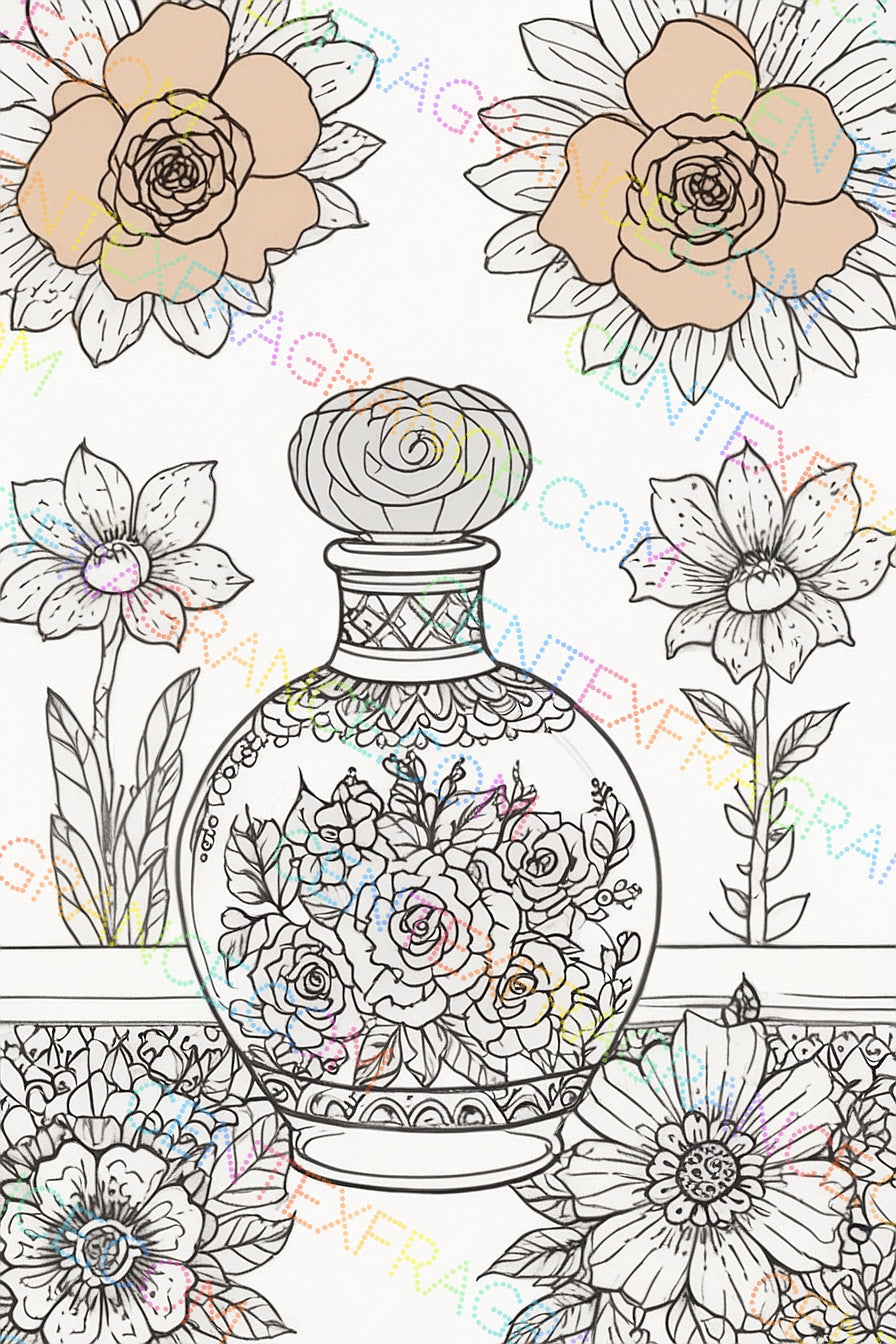 CFCS 01015112 Color Sheet 10 images Fragrance Sunflowers ,Rose Relaxing