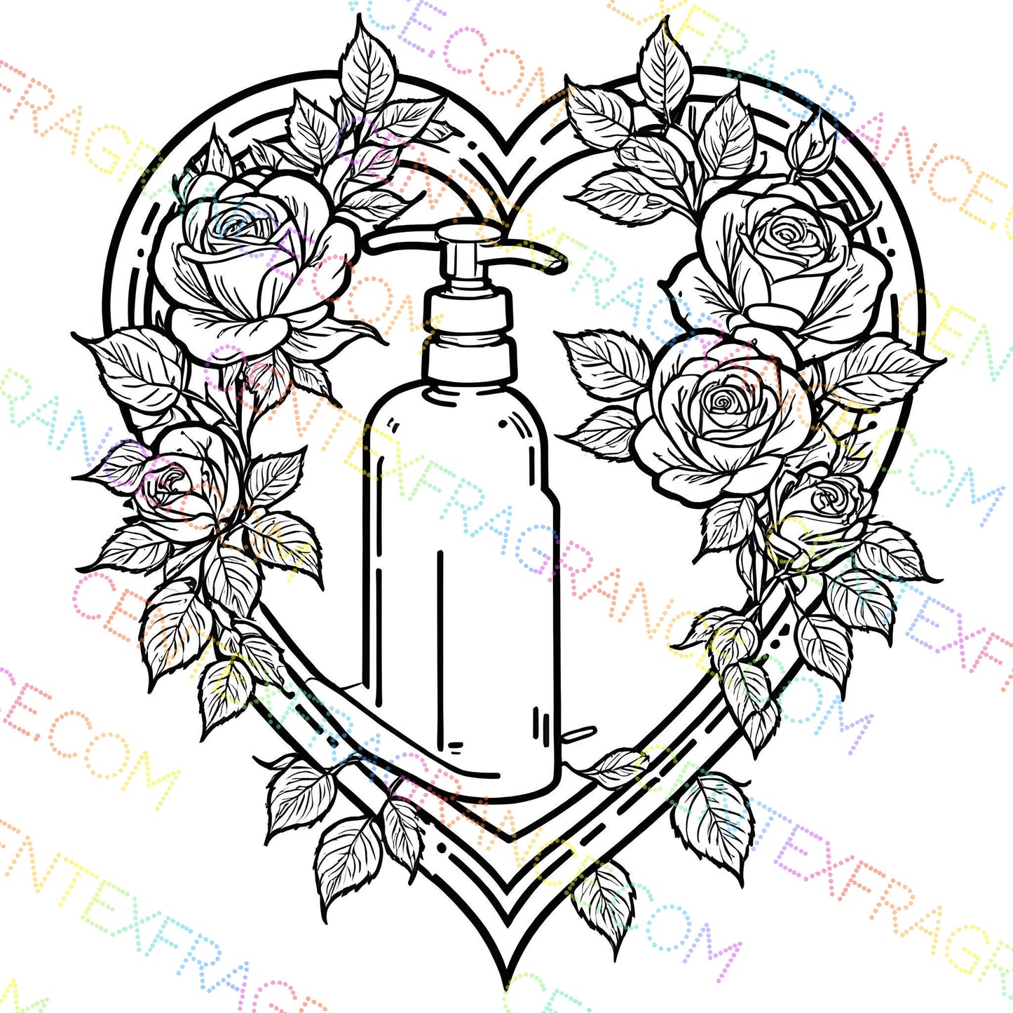 CFCS 01051112 Color Sheets Hand Sanitizer Rose