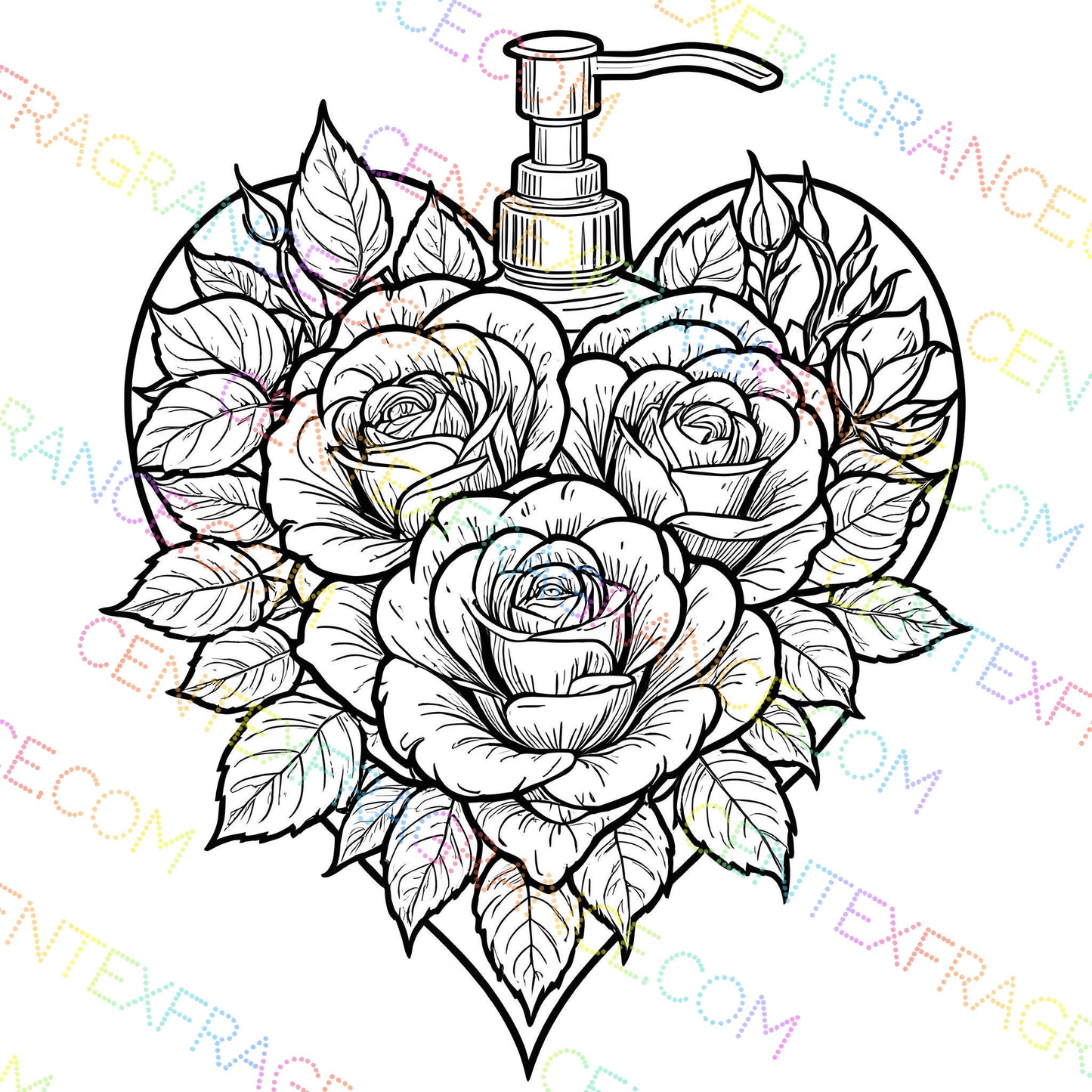 CFCS 01051112 Color Sheets Hand Sanitizer Rose