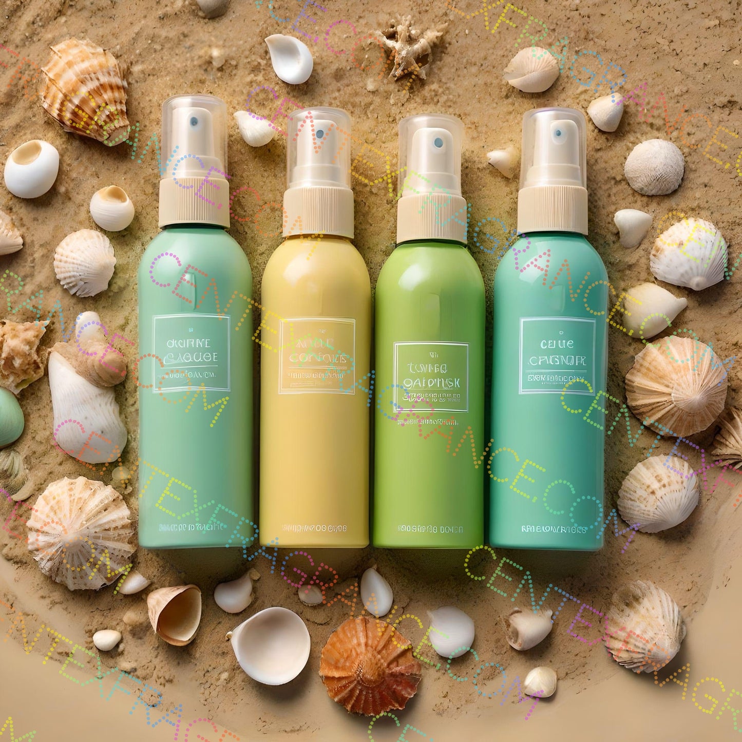 CFCS 01046112 Fragrance Packaging Sand and Seashells