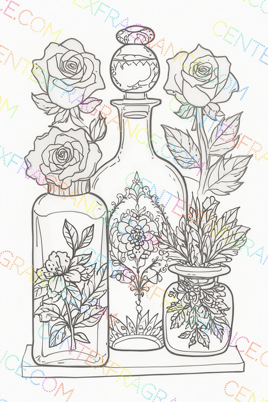 CFCS 01015112 Color Sheet 10 images Fragrance Sunflowers ,Rose Relaxing