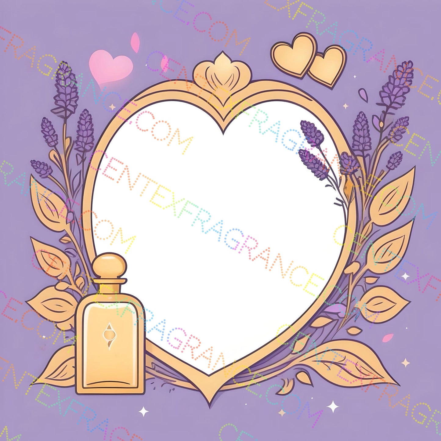 CFCS 0108112 Color Sheet, Stationary, Fragrance label Hearts 10 images