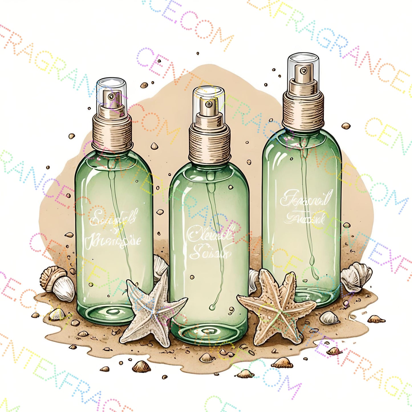 CFCS 01046112 Fragrance Packaging Sand and Seashells