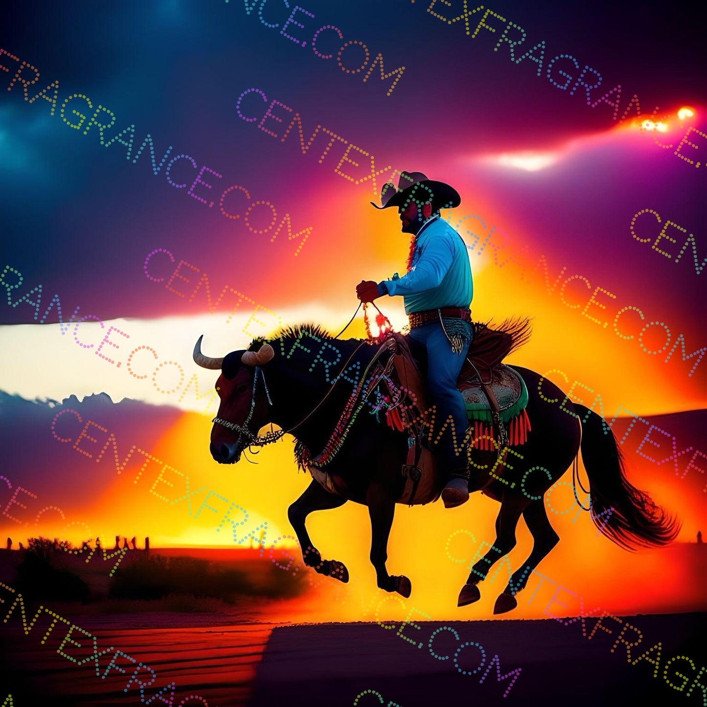 CFCS 01055112 Golden Hour Wild West Clip Art