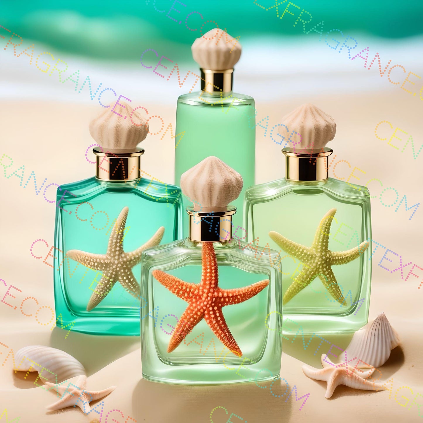 CFCS 01046112 Fragrance Packaging Sand and Seashells