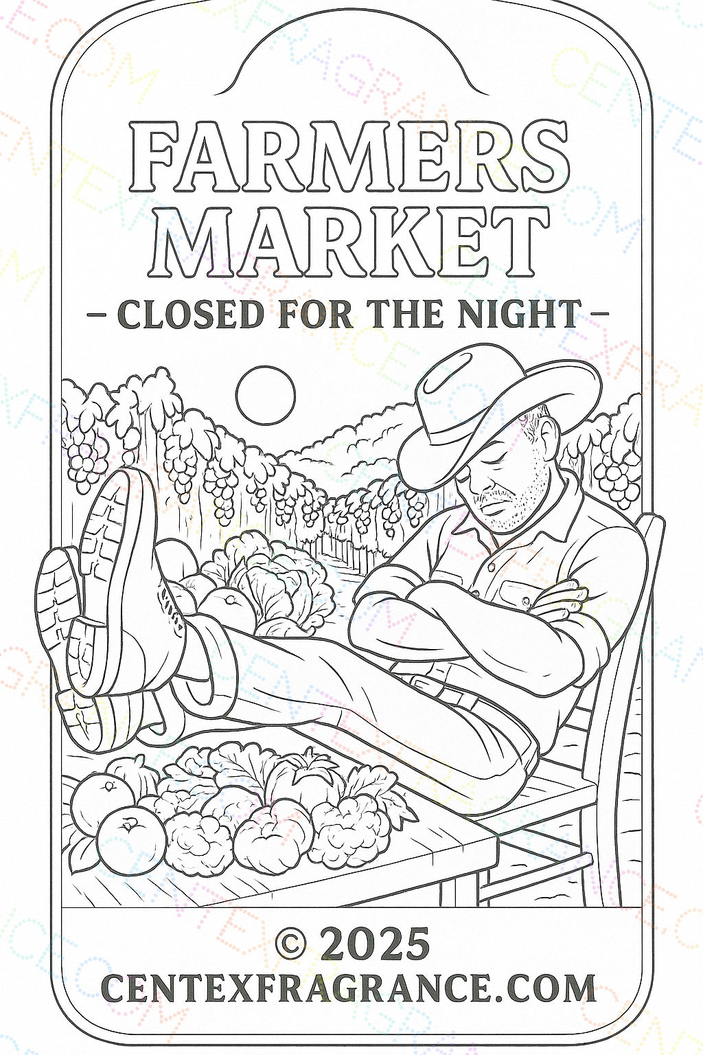 CCDH  3 Digital   Art Door Hangers Working man