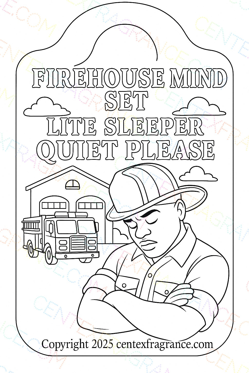 CCDH  3 Digital   Art Door Hangers Working man