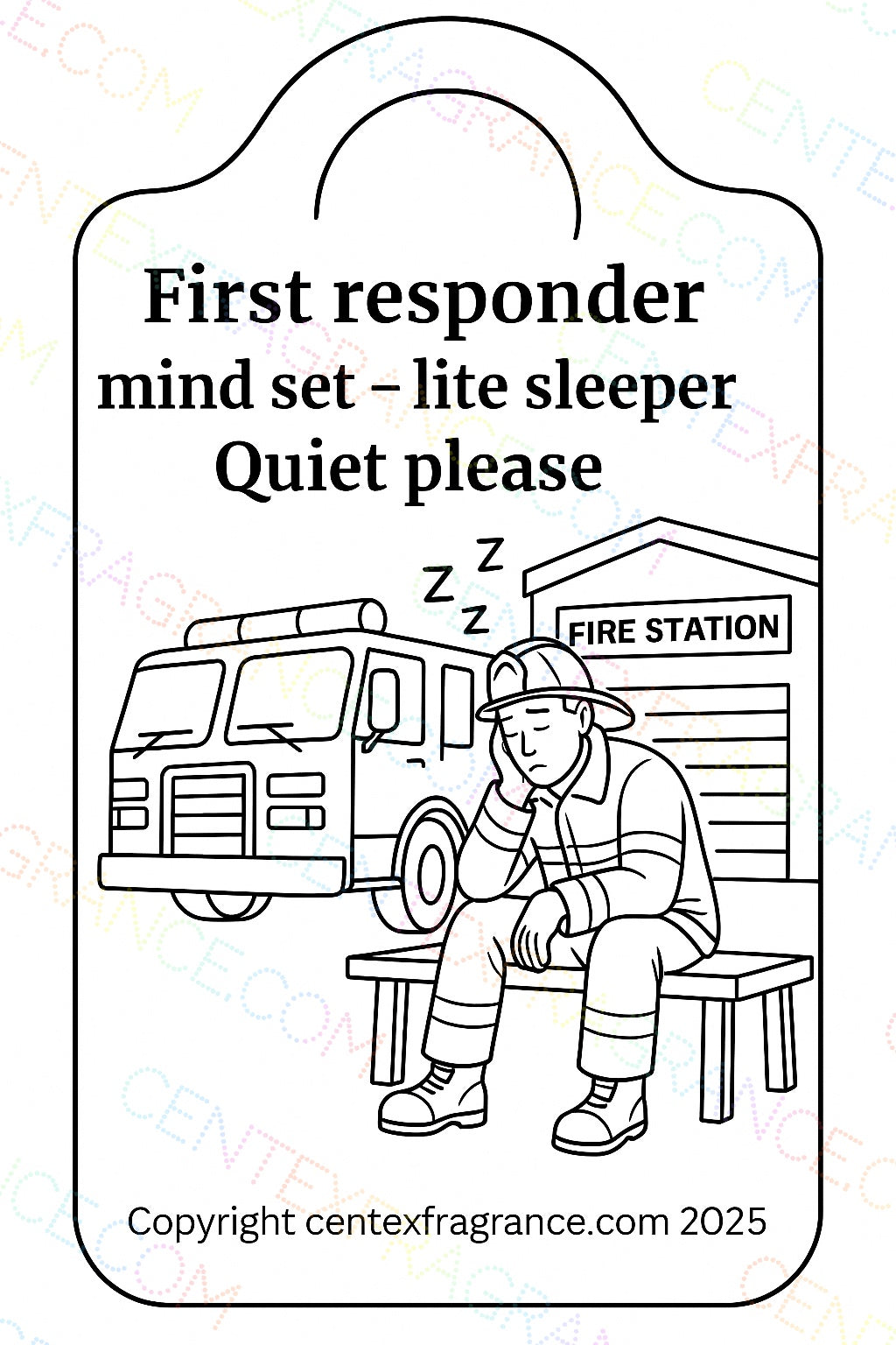 CCDH  3 Digital   Art Door Hangers Working man