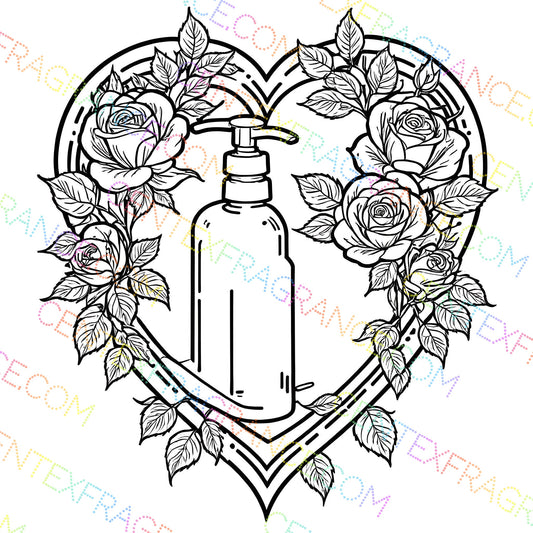 CFCS 01051112 Color Sheets Hand Sanitizer Rose