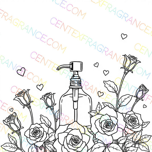 CFCS 01051112 Color Sheets Hand Sanitizer Rose