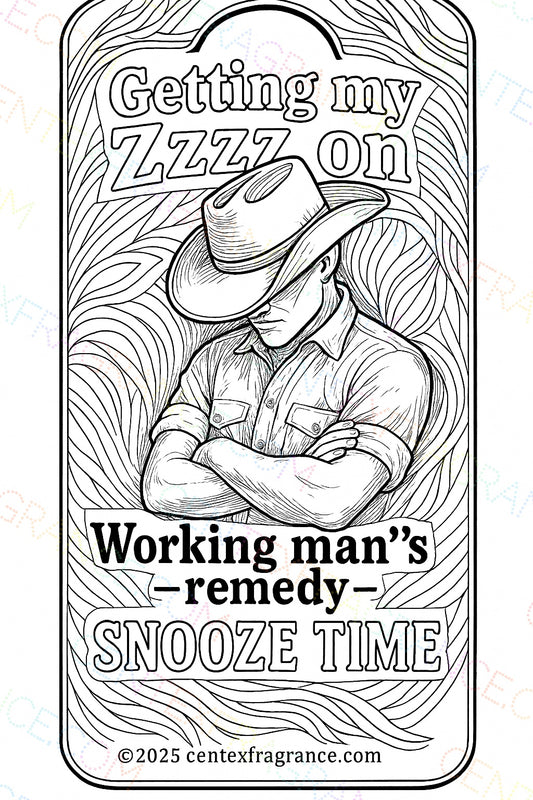 CCDH  3 Digital   Art Door Hangers Working man