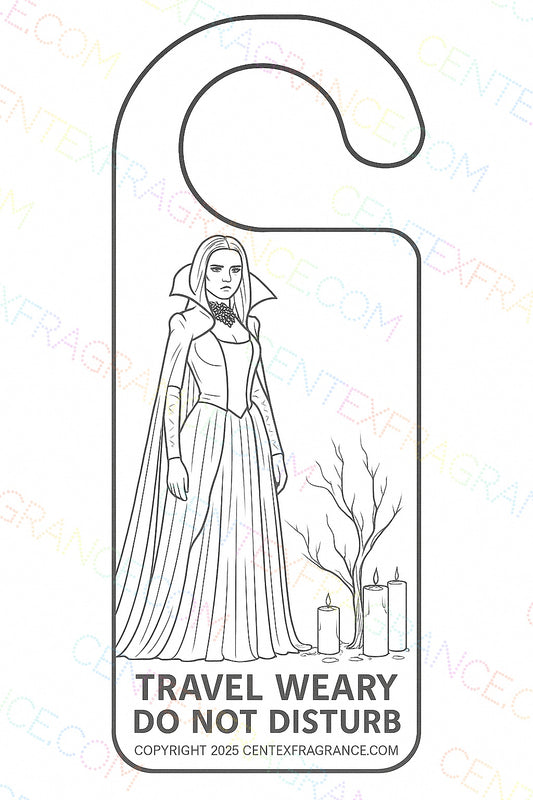 CCDH Coloring   Seasonal Door Hangers Humor Vampire Werewolf themed