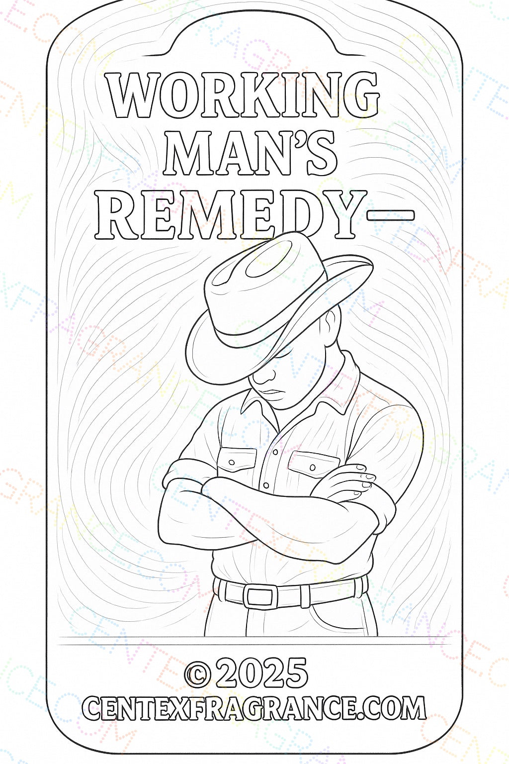 CCDH  3 Digital   Art Door Hangers Working man