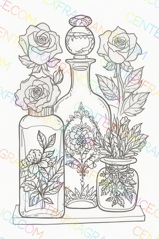 CFCS 01015112 Color Sheet 10 images  Fragrance Sunflowers ,Rose Relaxing