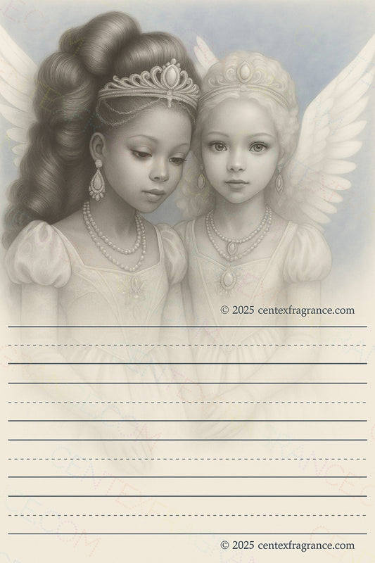 CSDM.Digital Media Gift Pack Journal Princess Angel Friendship Stationery Cards Journal and More